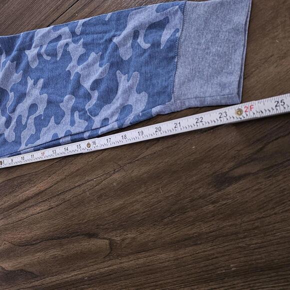 LA Dodgers Blue Camo Pullover Long Sleeve T-Shirt Men's Size 2XL - Picture 8 of 8